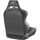 Corbeau LG1 Racing Seat, LG1 Black Vinyl/Cloth, 25501PR