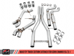 16-22+ Camaro SS/ZL1 Track Edition Cat-Back Kit, Quad Exhaust Non-Resonated, AWE