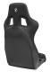 Corbeau DFX Racing Seat, Black Carbon Vinyl / Cloth Black Piping, 34901BP