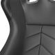Corbeau DFX Racing Seat, Black Vinyl, 34902