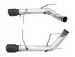 AWE Track Edition Axle-back Exhaust for the S197 Ford Mustang GT - Diamond Black