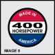 C6 or C6/Z06 Corvette Custom Wheel Center Cap Decals, Proud American Series