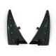 C7 Corvette ACS XL Front & Rear Wheel Rock / Splash Guards Set, Painted in Carbon Flash Metallic