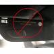 C8 Corvette Sun Visor Warning Label Covers, Onyx Black Knit