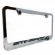 C8 Corvette License Plate Frame, Chrome Stingray Logo
