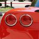 Corvette Rear Taillight Bezels - Billet Chrome - 2005-2013 C6, Z06, ZR1, Grand Sport