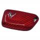 C8 Corvette Key Fob Case Carbon Fiber, Red