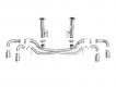C8 Corvette 2020-  MACH Force-Xp 304 Stainless Steel Cat-Back Exhaust w/o Muffler Polished (No NPP)
