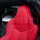 C8 Corvette Premium Custom Leather Seat Covers, All RED