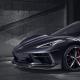 C8 Corvette Stingray ACS Front Splitter, Spoiler, in Visible Carbon Fiber LPO 5VM 