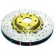 DBA 5000 Series Cross-Drillied/Slotted Front Rotors C6 & Z06 Corvette Front Pair