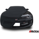 2016-2023 Camaro 6th Gen Moda Stretch Satin Car Cover - Indoor: Black