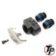 Tick Perf Single Inlet Dual Fuel Rail Adapter Kit for Holley Fuel Rails Pair
