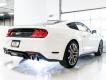 AWE Track Edition Cat-back Exhaust for the 2018+ Mustang GT - Quad Chrome Silver