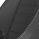 Corbeau Baja Ultra Racing Seat, Black Vinyl / Cloth, 69401