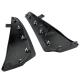 C8 Corvette 2020 + GM OEM Accessory, C8 Front Splash Guards in Black material