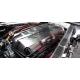 American Car Craft 6Pc Brushed Finish Engine Shroud Kit w/Perforated Inserts Chevrolet Corvette Coupe C8 2020-2024