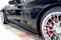 Corvette C6 Carbon Fiber Side Skirts with Front Splash Guard for Rear Quarters pPnels by CSC, Pair