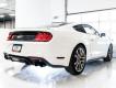 AWE Track Edition Cat-back Exhaust for the 2018+ Mustang GT - Quad Diamond Black