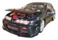 1996-1999 Saturn SL Duraflex R34 Body Kit - 4 Piece - Includes R34 Front Bumper 