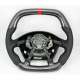 Corvette Steering Wheel Double D Shaped - Real Carbon Fiber : 1997-2004 C5 & Z06