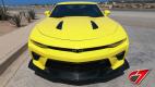 Gen 6 Camaro SS,  ZL1 1LE style Front Splitter,  Gloss Black