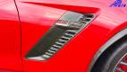 C7 Corvette 14-19 Laminated Carbon Fiber Z06 Front Side Air Vent, plus Core, Pair