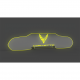 C8 Corvette WindRestrictor Illuminated Glow Plate, Flags W/Script Coupe 