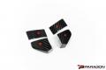 2020-27 C8 Corvette All Models CCS Steering Wheel Carbon Fiber Button Covers 4PC