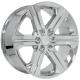 OE Wheels CV60 22x9 6x139.7 24et Chrome Wheel SS: 9513493