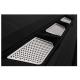 C8 Corvette - 6pc Perforated Rear Hood Vent Inserts Kit Stainless Steel