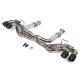 Corvette C8 Fabspeed Valved Maxflo Exhaust 2020+, Carbon