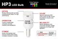 194 LED Bulb HP3 LED Warm White Pair Diode Dynamics