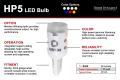 194 LED Bulb HP5 LED Amber Single Diode Dynamics