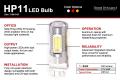 3157 LED Bulb HP11 LED Amber Single Diode Dynamics