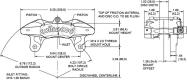 1997-2013 Corvette C5/C6 Base Wilwood DPC56 Rear Brake Caliper Black