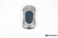 2020-27 C8 Corvette All Models Carbon Fiber Key Cover Car Shape, Green