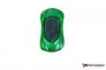 2020-27 C8 Corvette All Models Carbon Fiber Key Cover Car Shape, Green