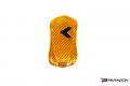 2020-27 C8 Corvette All Models Carbon Fiber Key Cover Car Shape, Green