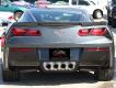 2014 C7 Corvette Stingray Taillight Grilles Matrix Series Alumi-Steel 2Pc Polished