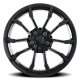 C6 Corvette CUP REPLICA Wheels FR 25F Flow Formed, 19x10 Gloss Black Finish 