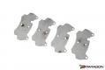 C8 Corvette 2020 -2024 GiroDisc Titanium Rear Brake Bad Shields for Z51 Option cars, Set of 4  