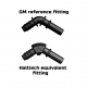 Halltech PCV elbow fitting