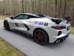 C8 Corvette Stingray Rear High Wing Spoiler (non-GM), Carbon Fiber, Carbon Flash 