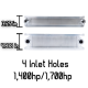 Tick 1500hp Low-Profile Billet Air-to-Water Intercooler for all Holley Ram Intake