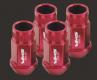 VMS Racing Lug Nuts GEN2R, 14Mx1.5mm, Set of 4, Anodized Aluminum, Open Ended