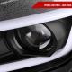 Chevrolet Camaro 14-15 Chevy Camaro Led Lt Bar Proj H.L Full Black Housing Clear Lens