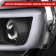Chevrolet Camaro 14-15 Chevy Camaro Led Lt Bar Proj H.L Full Black Housing Clear Lens