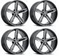16-22+ Camaro Z10 IROC Wheel Kit (Grey Machined Face)(Includes 4, Front & Rear),