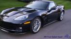 APsis Corvette C6/ZR1 Front Splash Guards - Pair - Real Carbon Fiber